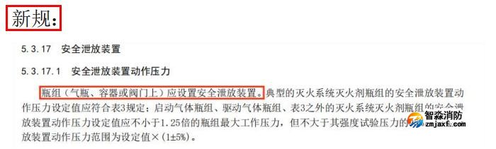 更改了安全泄放裝置泄放動作壓力要求、安全泄放裝置動作試 驗方法